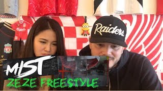 Mist - Zeze Freestyle | REACTION to UK RAP GRM Daily