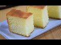 Vanilla sponge cake | Hot milk sponge cake | Easiest plain cake