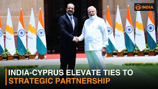 India-Cyprus elevate ties to Strategic Partnership &amp; more | DD India Live | 2 PM IST