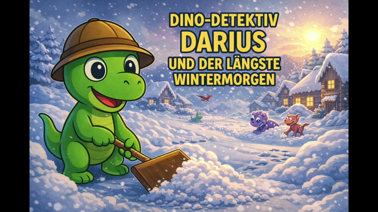 ⛄️❄️ Dino-Detektiv Darius und der längste Wintermorgen | Dino Abenteuer Hörbuch mit Darius 🦖