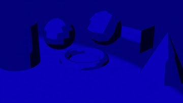 Blender 2.8 Workbench - Blue Matcap Animation