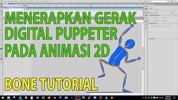 Menerapkan Gerak Digital Puppeter pada Animasi 2D Bone Tutorial | Materi Animasi 2D dan 3D Kelas 11