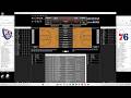Statis-Pro Basketball Nets vs 76ers 4th quarter Esp.63