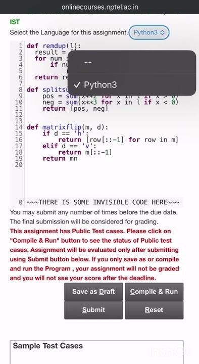 Programming, Data Structures And Algorithms Using Python week-3 ...
