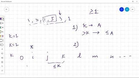 C. k-Amazing Numbers | Codeforces Round #673 (Div. 2) | Implementation
