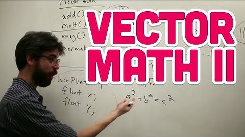 1.4: Vector Math II - The Nature of Code