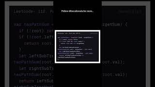 LeetCode 112 🚀 Clean Recursive Path Sum