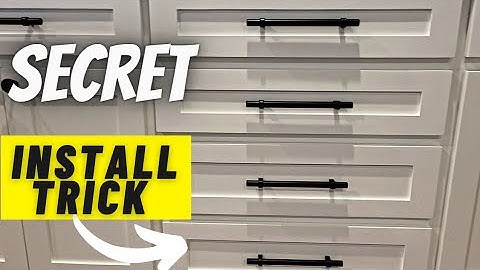 How to Install Drawer Fronts | EASY DIY
