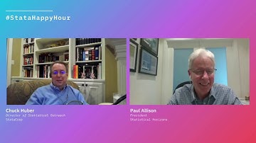 Stata Happy Hour with Paul Allison