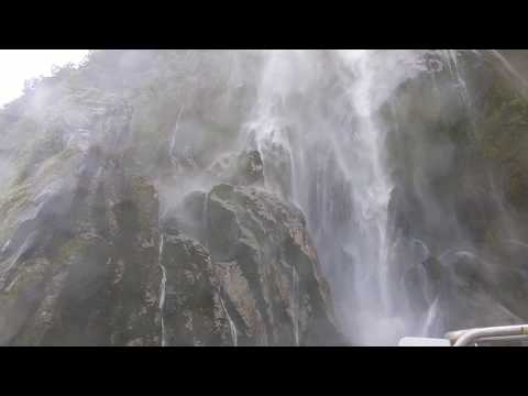 Milford Sound – Stirling Falls in Action