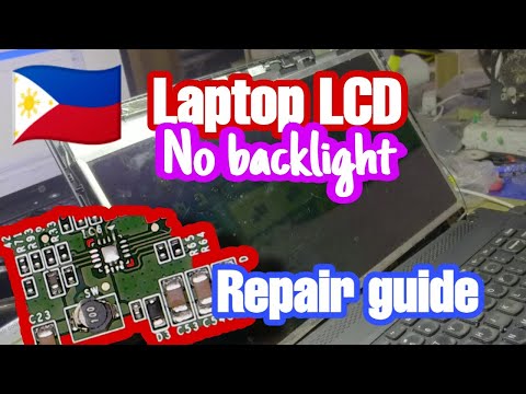 Laptop LCDLED no backlight repair guide