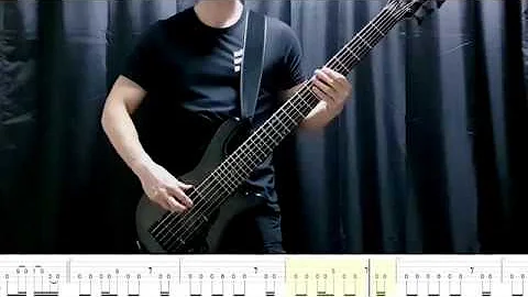 Metallica - Sad But True - Bass Cover with Tabs in Video