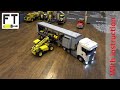 Semi trailer with sliding curtains how it works lego technic moc