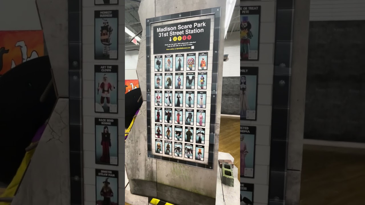 Spirit Halloween QR Code Poster