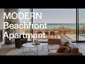 Touring a modern beachfront apartment building in melbourne