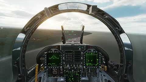 DCS F18 Landing in Wake Turbulence