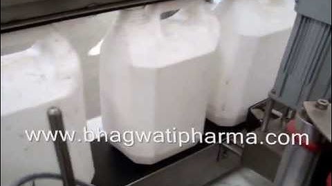 Single Side (Self Adhesive) Sticker labeling machine for Jerry Can