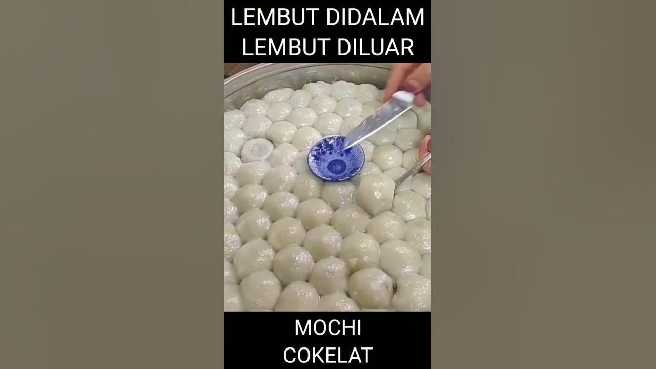 mochi isi coklat yang menggiurkan 🤤