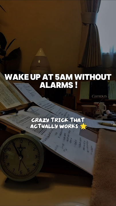 Download lagu How to Wake Up at 5AM Naturally (Without Feeling Tired) #youcandoit