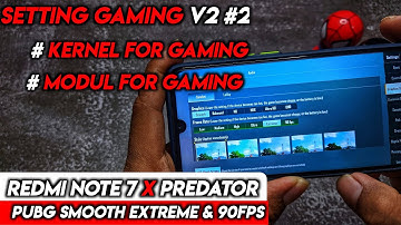 CARA MUDAH ATASI HP XIAOMI NGELAG & LEMOT SAAT MAIN GAME PUBG || SETTING GAMING V2 #2 REDMI NOTE 7