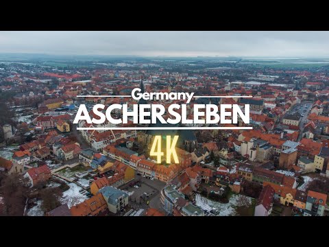 Aschersleben, Germany - by DRONE [4K]