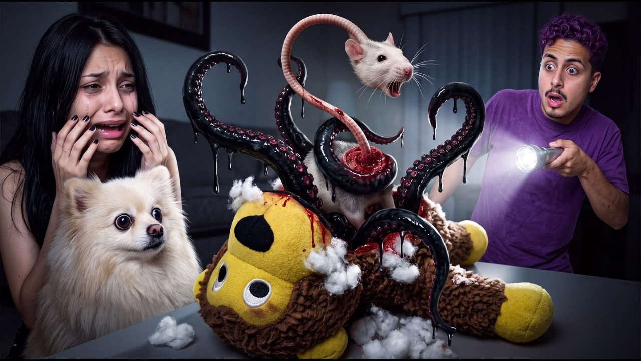O CREEPY MOUSE DERROTOU A PELÚCIA COM TENTÁCULOS ?! *muito sangue 😨