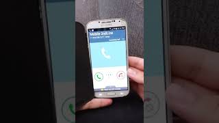 Samsung Galaxy S4 incoming call (Over the horizon 2015)