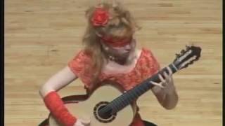 Liszt Hungarian Rhapsody no. 2 Blindfolded! - guitar Galina Vale