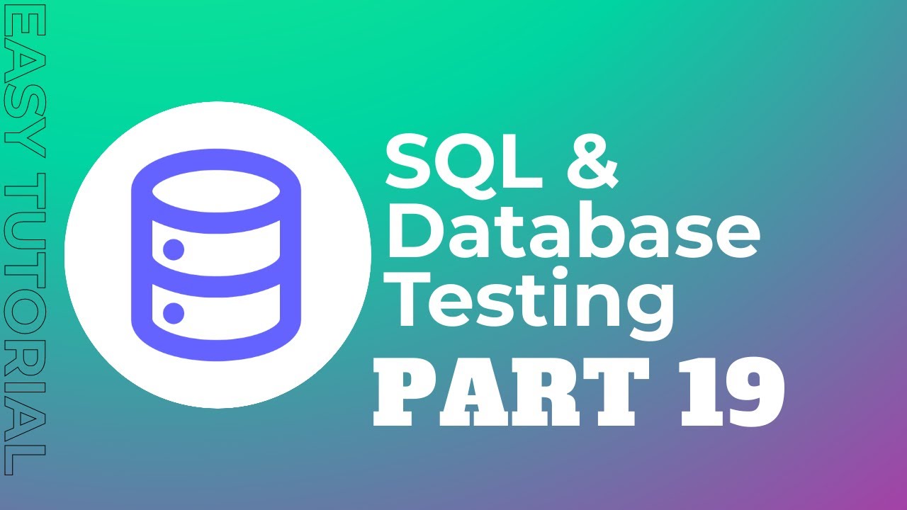 SQL Database Testing Magnitia Part 19 - YouTube