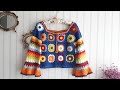 2.Bölüm Motifli İspanyol kollu bluz yapımı/ suéter de punto