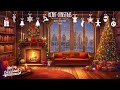 Traditional Christmas Music With Fireplace Sound And Beautiful Background | Merry Christmas