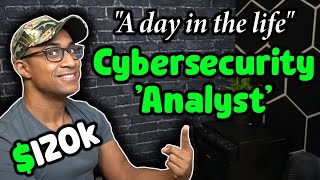 A Day in the Life of a Cybersecurity Analyst - $120k Salary