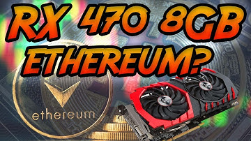 BEST RX470 Overclock settings for Ethereum Mining