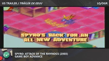 Spyro: Attack of the Rhynocs | GBA | 2003 | Video Game US Trailer | LQ/OGR
