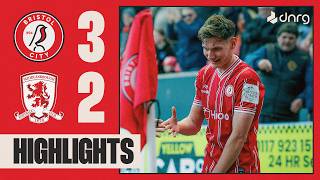 Gardner-Hickman scores SCREAMER in five-goal thriller | Bristol City 3-2 Middlesbrough | Highlights