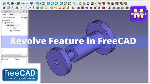 Revolve Feature in FreeCAD | FreeCAD Tutorial | FreeCAD Beginner Tutorial | Mechnexus |