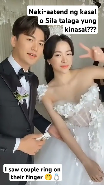 Are they married? Lee Min-ho and Song Hye-Kyo wearing rings too at the wedding event 🤭💍