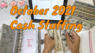 MY FIRST CASH STUFFING!! $1240  October 2021