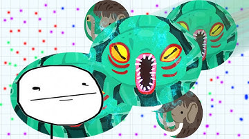 LARGEST TRICKSPLIT IN AGARIO |  ❮ℱ𝓱❯ 👽 Offical Clan Takeover