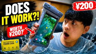 I Drowned My Phone in a ¥200 Waterproof Case (Does it actually work?)
