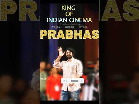 Prabhas king of Indian cinema #prabhas #kalki #kalkiupdate #kalki2898ad #pushpa2 #alluarjun #aa #pb