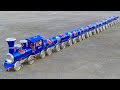 Make a longest toy train with pepsi cans   cars at home  diy