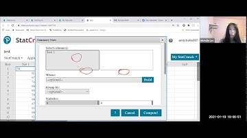 StatCrunch: Population Standard Deviation & Variance