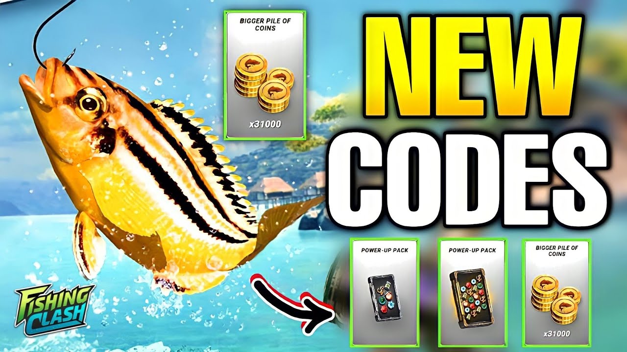 All Working!! NEW FISHING CLASH GIFT CODES FISHING CLASH CODES 2022 YouTube