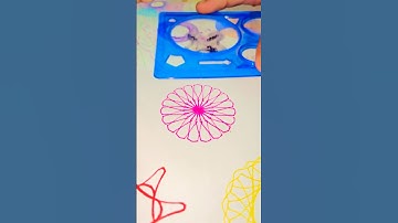 Watch Me Create a Perfect Spirograph in Seconds!#art#wow#diy