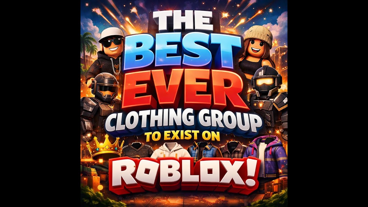 THE BEST EVER CLOTHING GROUP TO EXIST ON ROBLOX YouTube 
