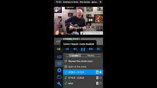 How to repeat section of an audio or video with ABMT Player on iOS and Android screenshot 1