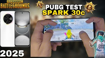 Tecno Spark 30C PUBG Test | Gaming Performance & FPS Test 🔥🎮