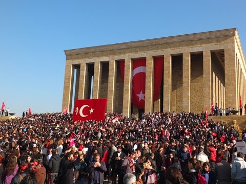 10 KASIM - ANITKABİR 'e ATATÜRK İÇİN KALP ÇİZİLDİ - SİREN SESİ - SAYGI DURUŞU