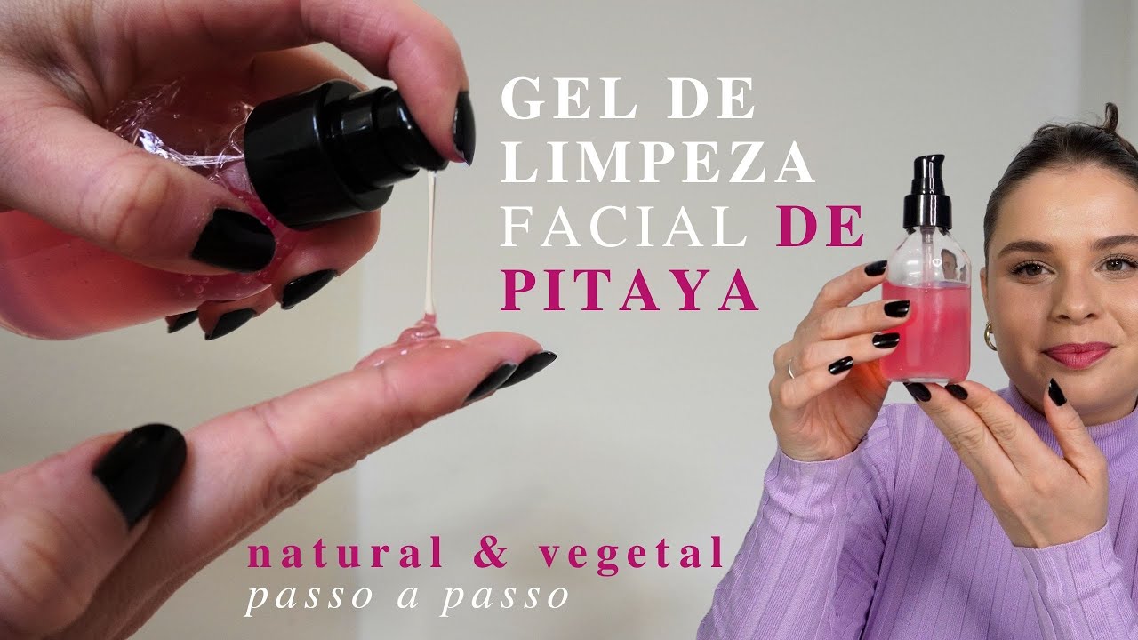 GEL DE LIMPEZA FACIAL DE PITAYA (NATURAL & VEGETAL!)